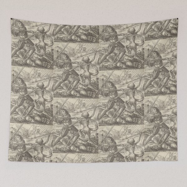 Item preview, The Knight, from the Dance of Death, Wenceslaus Hollar  designed and sold by McSeller.