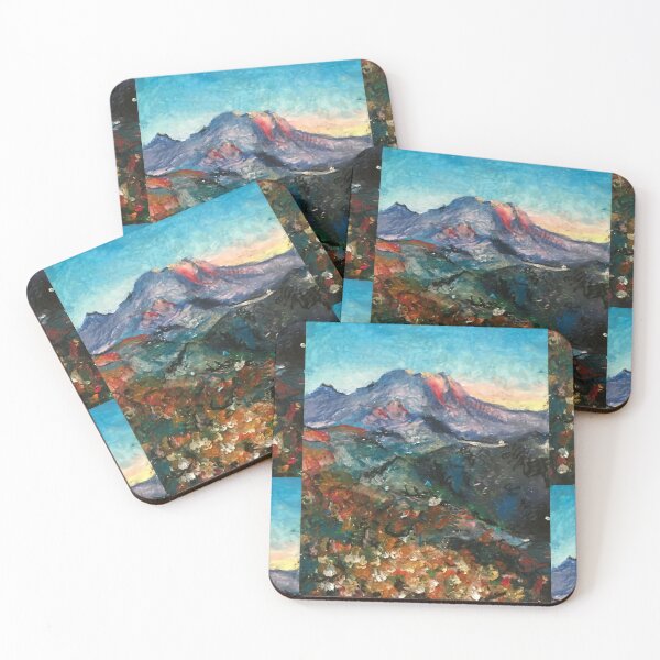 Item preview, Oil Pastel Sunrise Desert designed and sold by LitArtByGina.