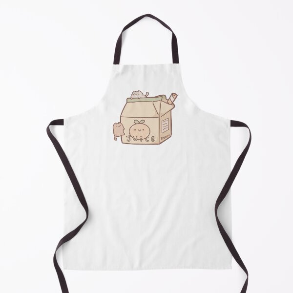 Item preview, Cute Orange Juice Carton with Straw and Kitty Cats designed and sold by akaimochi.