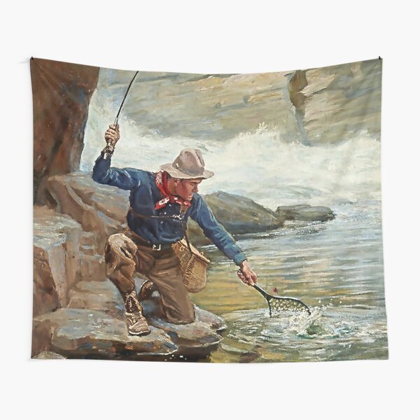When Dynamite Found Gold” by WHD Koerner Tapestry for Sale by