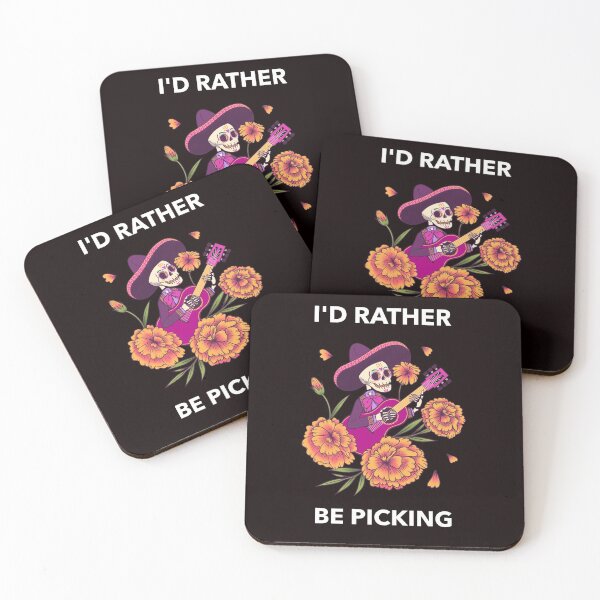 Item preview, I'd Rather Be Picking Guitar Shirt designed and sold by GuitarNuts.