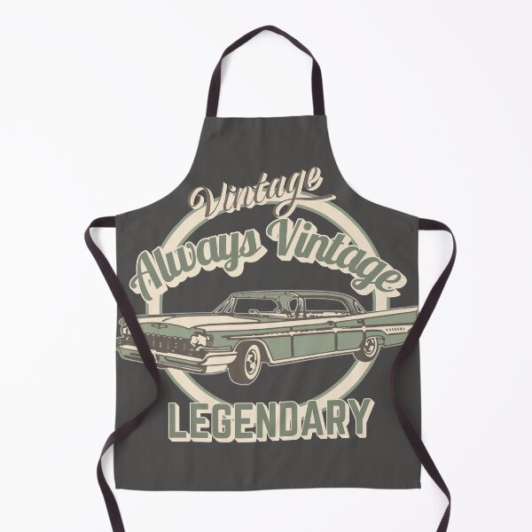 Item preview, Always Vintage Legendary Pale Green Car Design And Slogan designed and sold by TrulyEpoque.