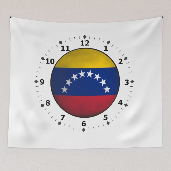 Item preview, venezuela clock designed and sold by ZiphGames.