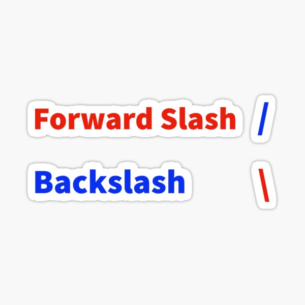 Forward Slash Symbol (/)