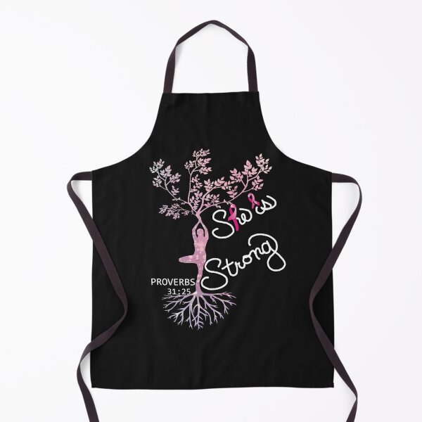 Item preview, She Is Strong Proverbs Motivational Quote Breast Cancer Awareness designed and sold by tamdevo1.