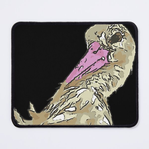 Item preview, White Stork With Incredulous Expression Black Outline Art designed and sold by taiche.