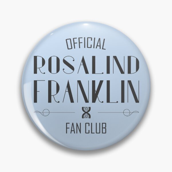 Item preview, Women of Science: Rosalind Franklin Fan Club (dark text) designed and sold by Ofeefee.
