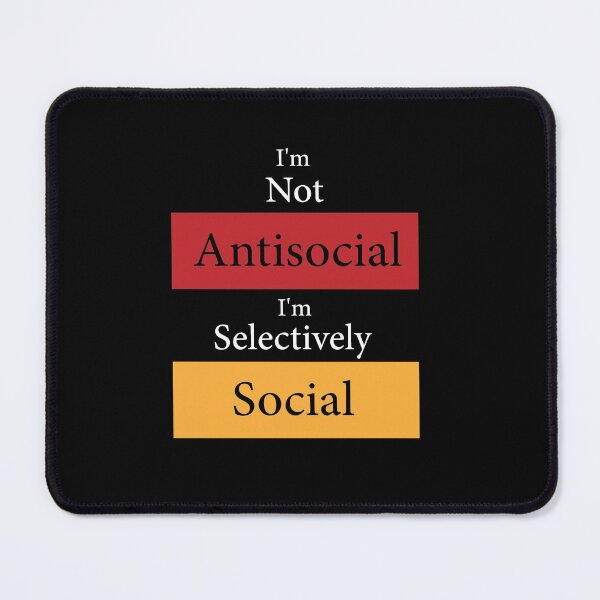 Item preview, Not Antisocial I'm Selectively Social: thanksgiving,wedding,event,social. designed and sold by comeonyassine21.