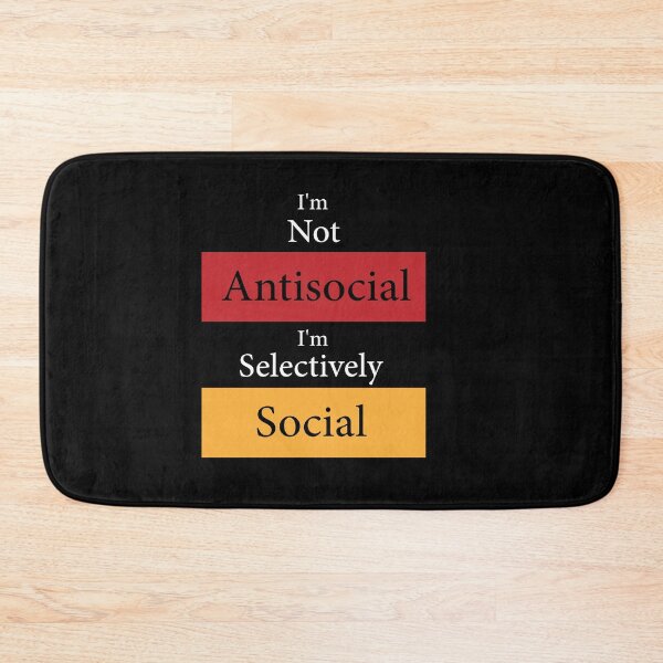 Item preview, Not Antisocial I'm Selectively Social: thanksgiving,wedding,event,social. designed and sold by comeonyassine21.