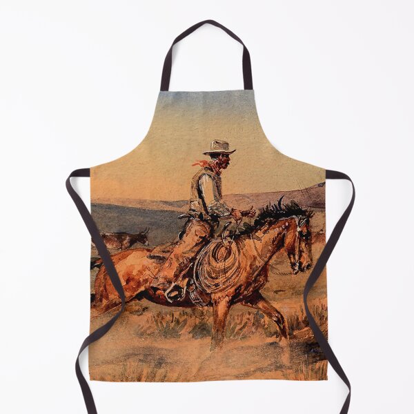 Item preview, “Riding Herd” Western Art by Edward Borein designed and sold by PatricianneK.