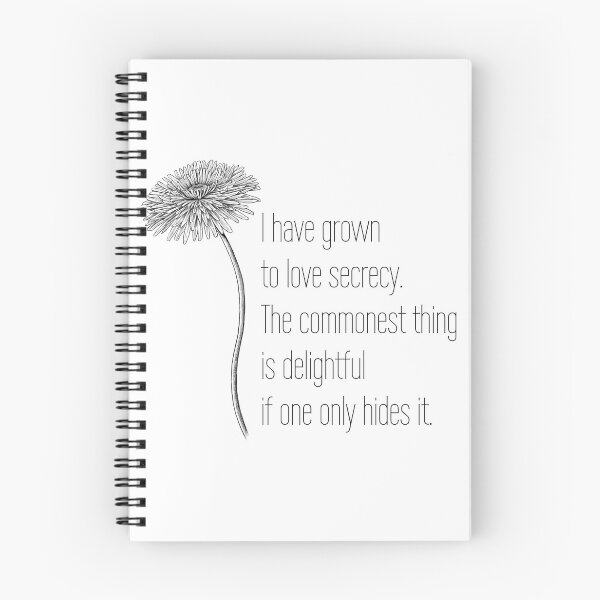 Item preview, Secret Simple Pleasures Oscar Wilde designed and sold by bardnbangtan.