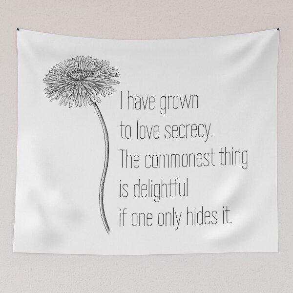 Item preview, Secret Simple Pleasures Oscar Wilde designed and sold by bardnbangtan.