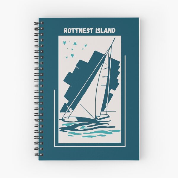Item preview, Rottnest Island in Western Australia - Vintage Sailing Windsurfing Poster designed and sold by Vintage-TM.