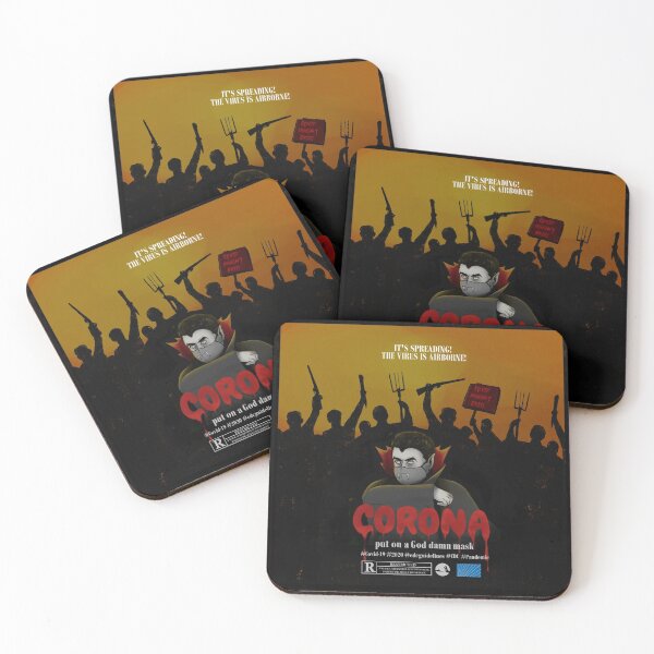 Item preview, 80's HORROR POSTER CORONA VIRUS designed and sold by NVINY.