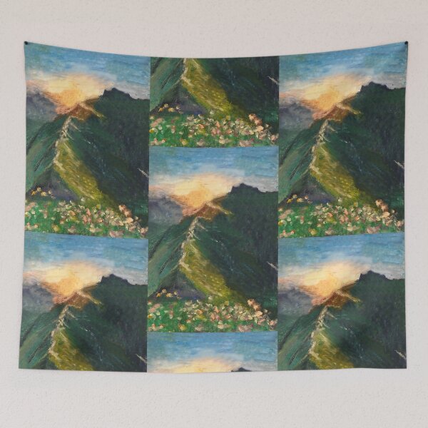 Item preview, Mountain Flower Sunrise designed and sold by LitArtByGina.