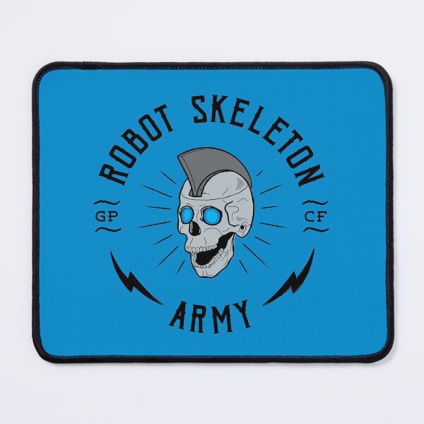 Item preview, Robot Skeleton Army - Blue designed and sold by thedustyshelves.
