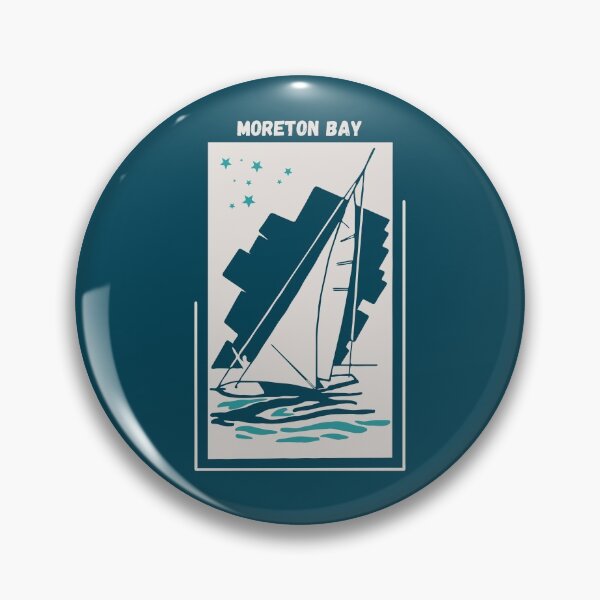 Item preview, Moreton Bay in Queensland, Australia - Vintage Sailing Windsurfing Poster designed and sold by Vintage-TM.