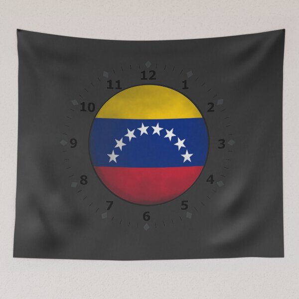 Item preview, venezuela clock designed and sold by ZiphGames.