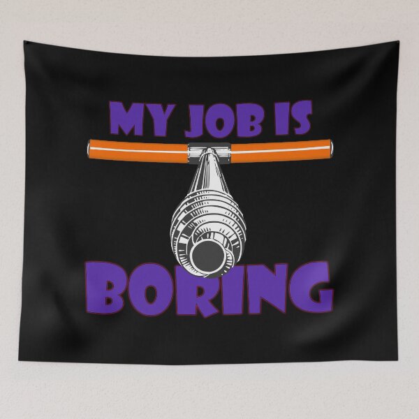 Item preview, My Job is Boring - I'm a Dendrochronolgist (on black)  designed and sold by Groenendijk.