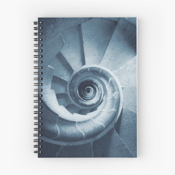 Item preview, Nautilus Stairs in Blue designed and sold by Patricia L. Walker.