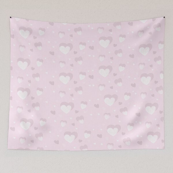 Item preview, Pink Hearts Watercolor Style designed and sold by kelnan.