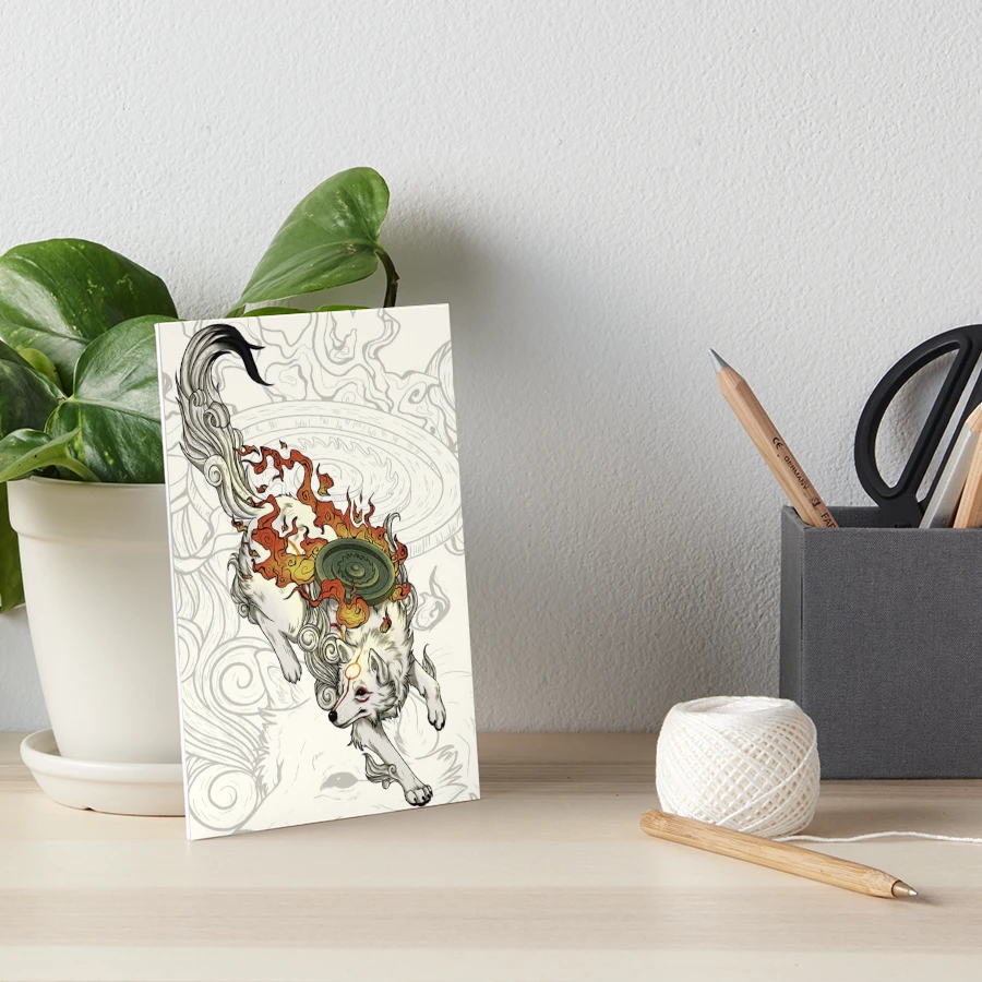 Okami Amaterasu Metal Print for Sale by WhiteLoba