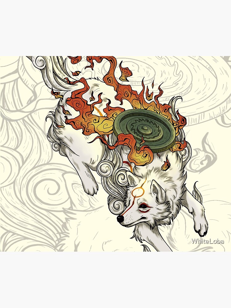 Okamiden Mousepad Chibiterasu Mousepad Amaterasu Okami 