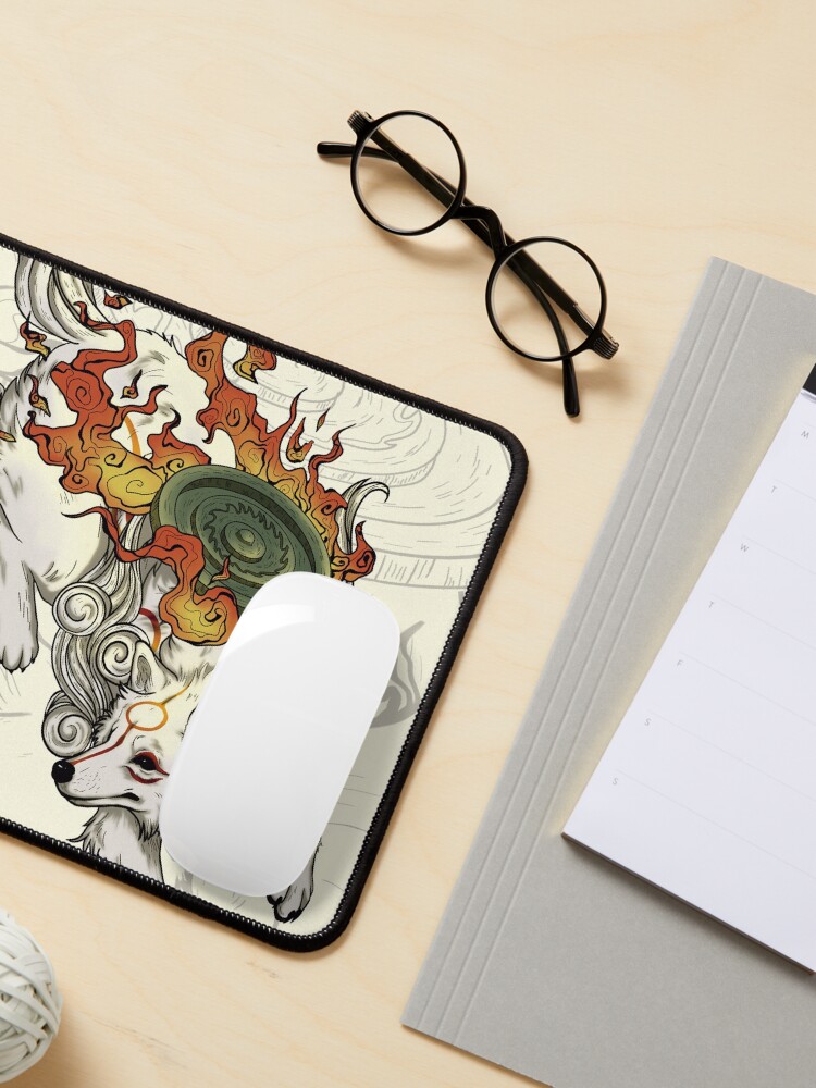 Okamiden Mousepad Chibiterasu Mousepad Amaterasu Okami 