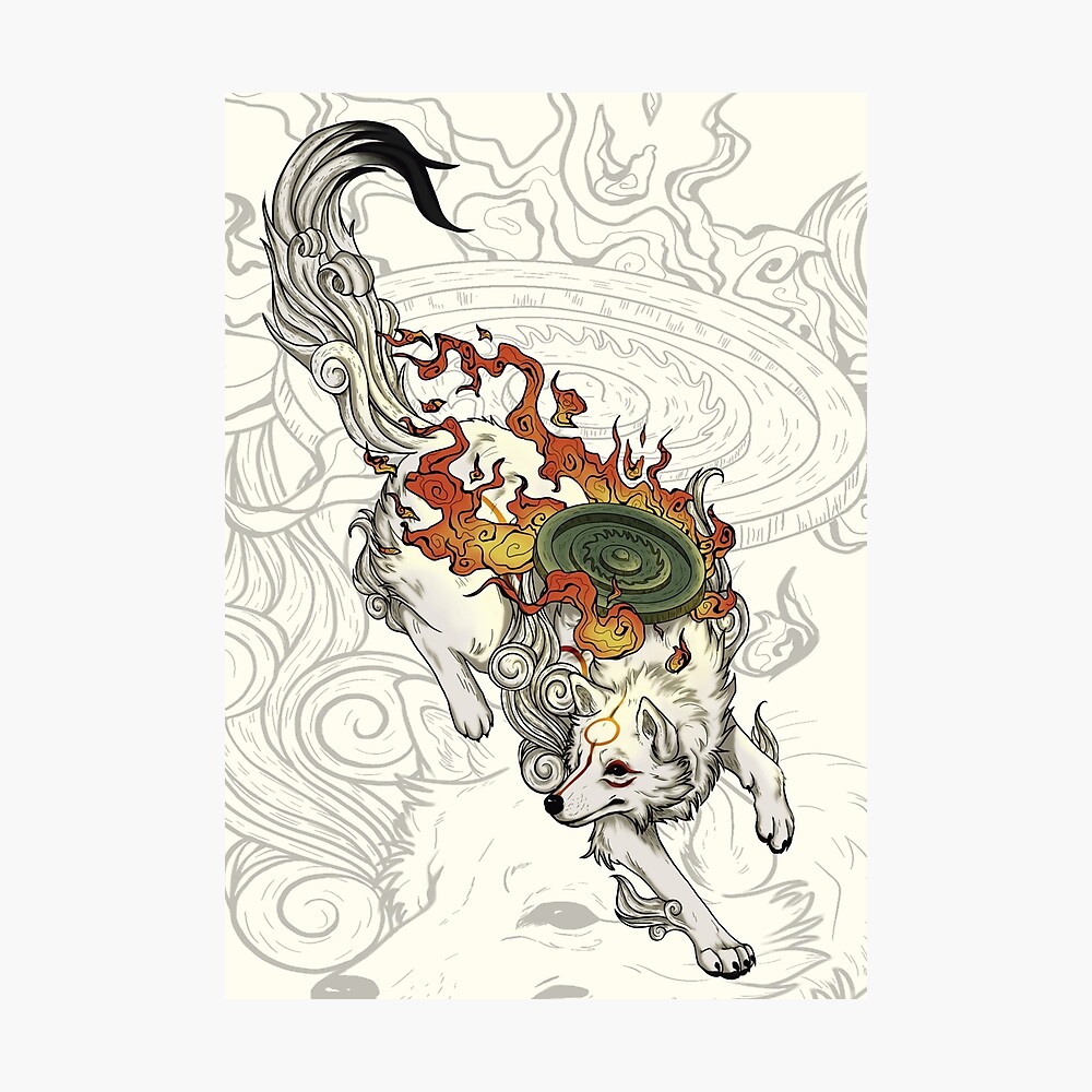 Japanese Sun Goddess Amaterasu Omikami' Sticker | Spreadshirt