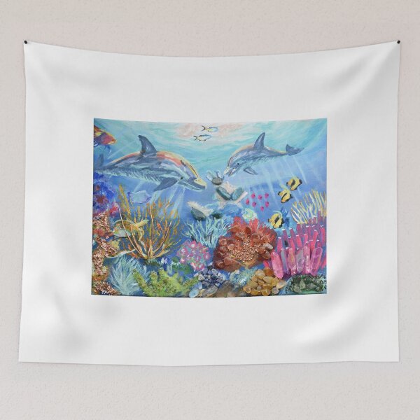 Item preview, Dolphins by the Reef designed and sold by Haley Mueller.