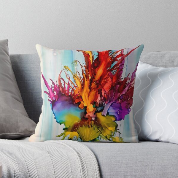 Bird of Paradise Throw Pillow