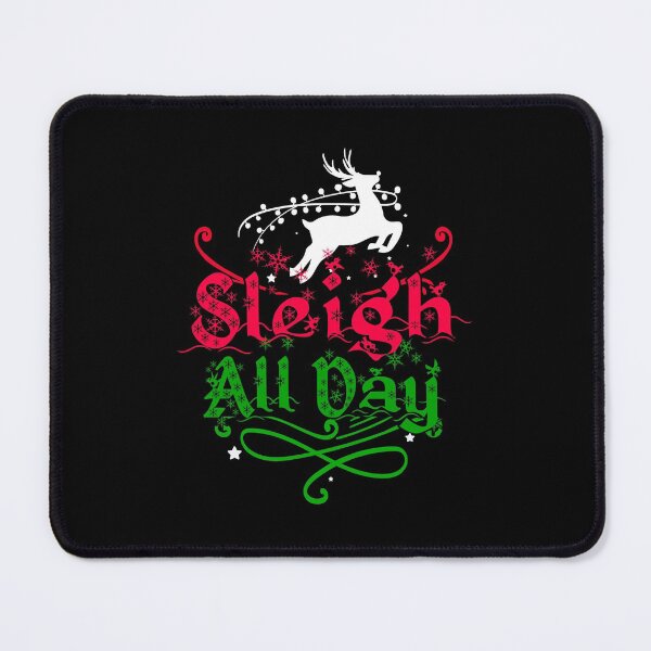 Item preview, Sleigh All Day, Slay All Day, Funny Christmas, Christmas for Women, Sleigh Hair Don't Care, Holiday designed and sold by Mixture-DESIGN.