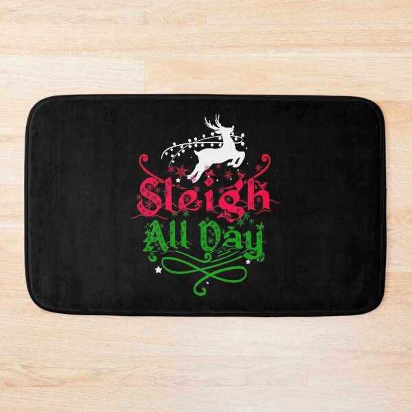 Item preview, Sleigh All Day, Slay All Day, Funny Christmas, Christmas for Women, Sleigh Hair Don't Care, Holiday designed and sold by Mixture-DESIGN.