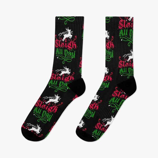 Item preview, Sleigh All Day, Slay All Day, Funny Christmas, Christmas for Women, Sleigh Hair Don't Care, Holiday designed and sold by Mixture-DESIGN.