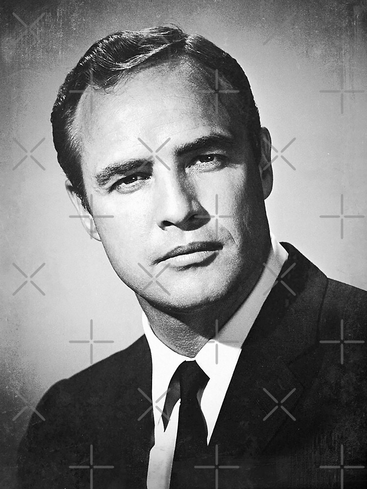 "Marlon Brando - BW Vintage - D65" Poster By DecoWords | Redbubble