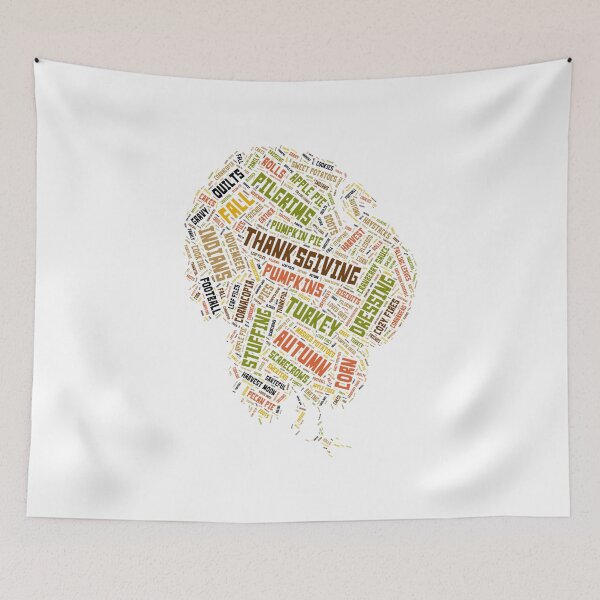 Item preview, Thanksgiving Turkey Typography designed and sold by DAFIN.