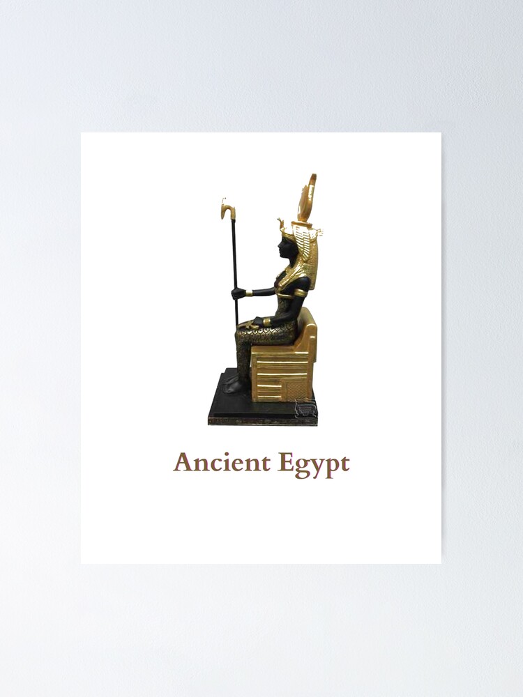 "Statue of Isis, Ancient Egypt" Poster for Sale by CherryEG Redbubble