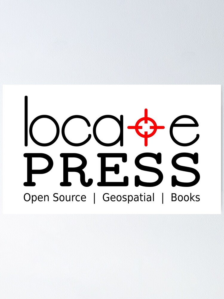 "Locate Press Books Logo & Tagline" Poster for Sale by LocatePress Redbubble