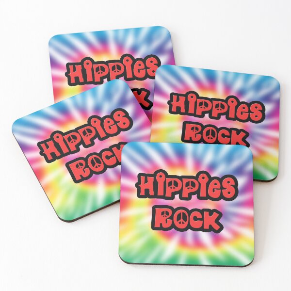 Item preview, Vintage Hippies Rock Tie Dye designed and sold by oldrockerdudes.