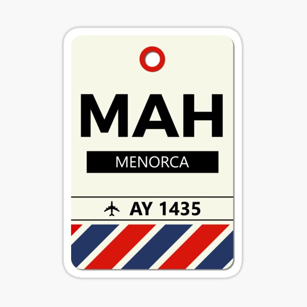 Flughafen Menorca Sticker