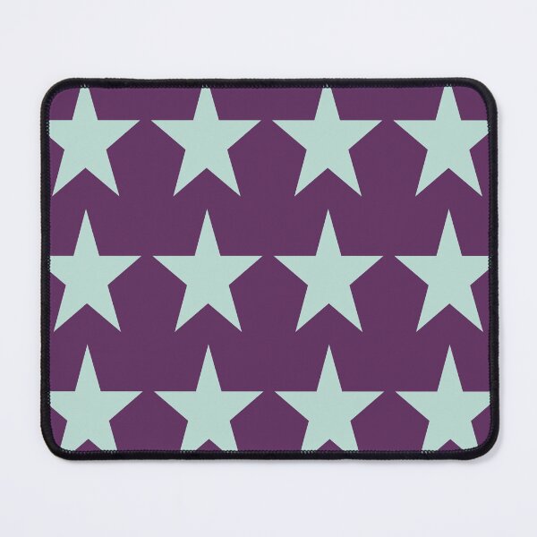 Item preview, Large MINT GREEN and AUBERGINE PURPLE STARS  designed and sold by RachelMacht.