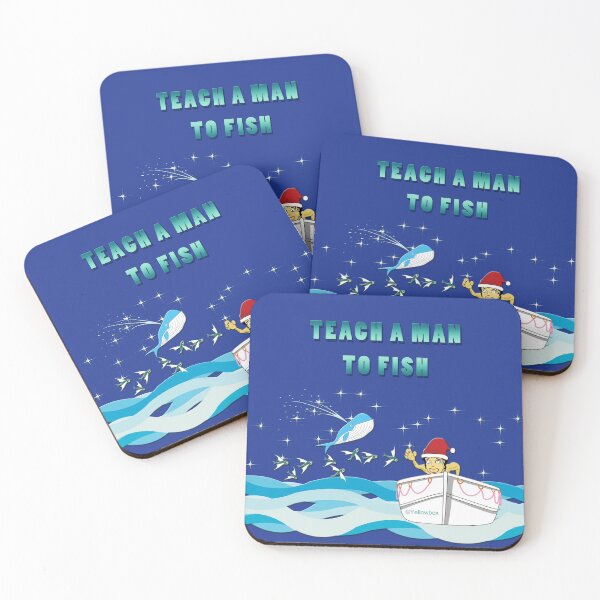 Item preview, Teach a man to fish and You Feed him for a lifetime designed and sold by twyellowbox.