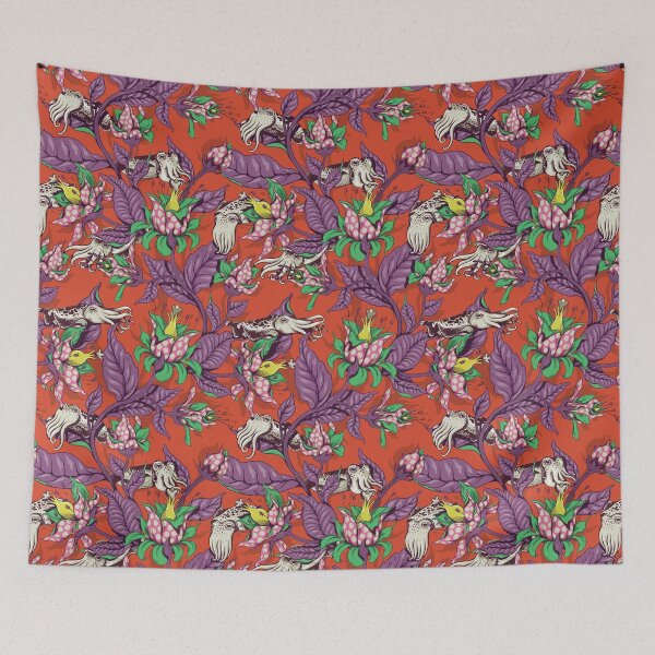 Item preview, The Sea Garden - retro pop designed and sold by Lidija Paradinovic Nagulov.