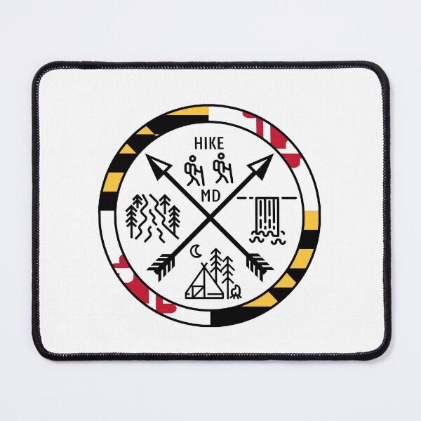 Item preview, Hike MD Arrow Lines Flag designed and sold by VanyaKar.