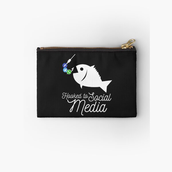 Item preview, Hooked To Social Media designed and sold by Teez Designer.