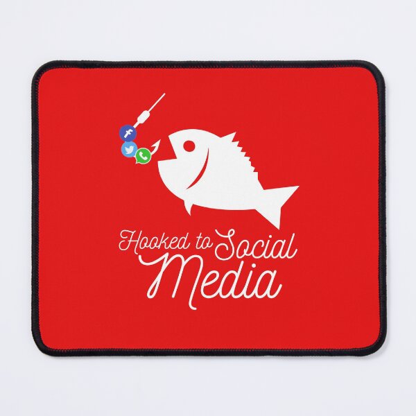 Item preview, Hooked To Social Media designed and sold by Teez Designer.