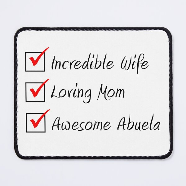 Item preview, Wife, Mom, Abuela Spanish Grandmother designed and sold by jaycartoonist.