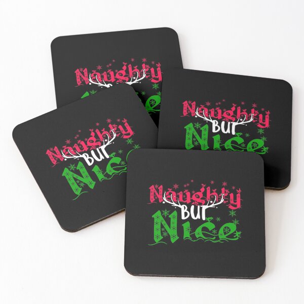 Item preview, Naughty but Nice Shirt, Funny Christmas Shirt, Christmas Shirt, Naughty List, Nice List designed and sold by Mixture-DESIGN.