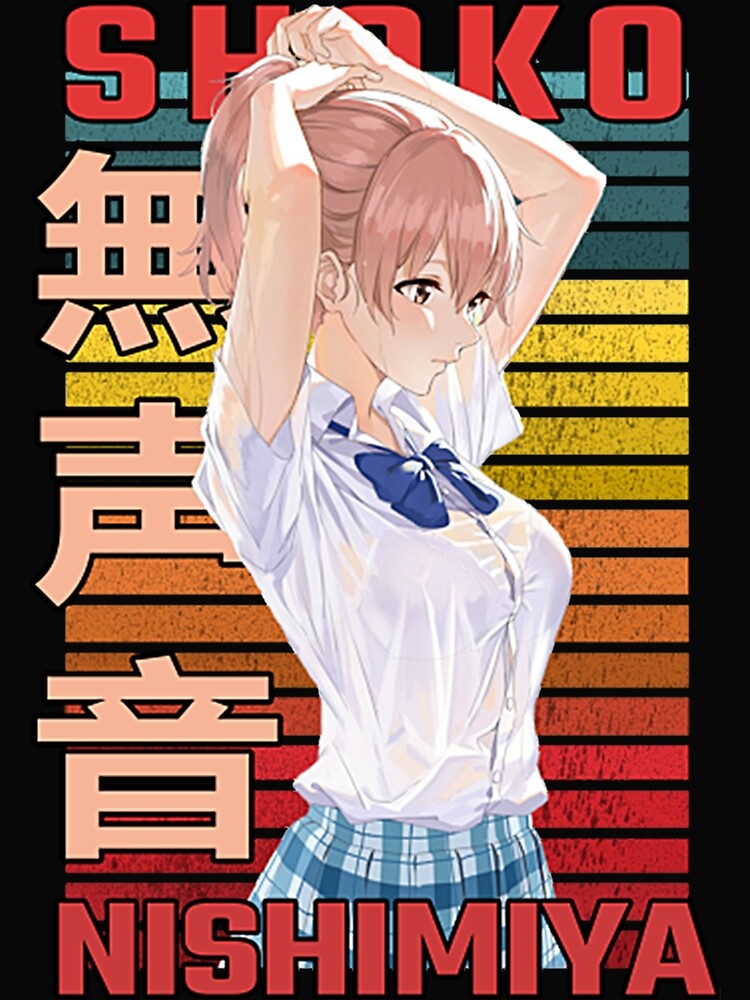 Shouko Nishimiya A Silent Voice Eiga Koe No Katachi Anime Design Essential Poster For Sale By