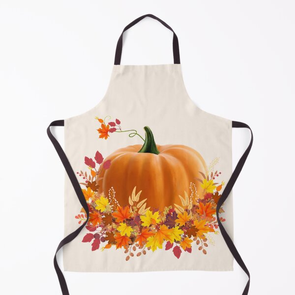 Item preview, Pumpkin and colorful autumn leaves, autumn is coming, pumpkins, halloween, fall, autumn, orange designed and sold by Collagedream.